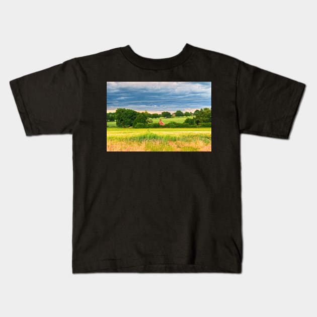 House In The Country Kids T-Shirt by vincentjnewman